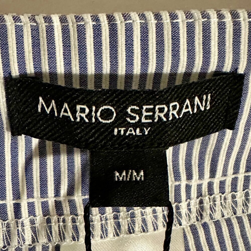 Mario Serrani Women's Comfort Stretch Capri Pants Size M Tummy Control Panel NEW - Picture 3 of 14
